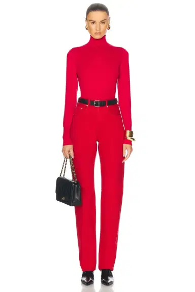 L'AGENCE Flora Turtleneck Top | Thumbnail 4