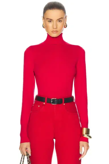 L'AGENCE Flora Turtleneck Top | Thumbnail 1