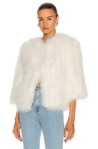 Yves Salomon Feather Jacket | Thumbnail 2 Yves Salomon Feather Jacket | Thumbnail 2