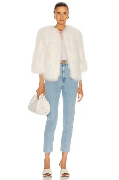 Yves Salomon Feather Jacket | Thumbnail 5 Yves Salomon Feather Jacket | Thumbnail 5