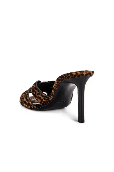 Saint Laurent Tribute Leopard Mules | Thumbnail 3