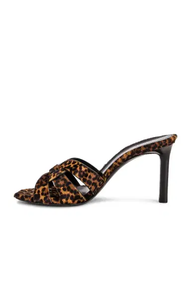 Saint Laurent Tribute Leopard Mules | Thumbnail 5