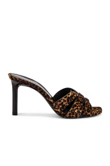 Saint Laurent Tribute Leopard Mules | Thumbnail 1