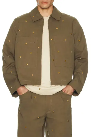 Song for the Mute Metal Bead Crop Patch Pocket Jacket | Thumbnail 4 Song for the Mute Metal Bead Crop Patch Pocket Jacket | Thumbnail 4
