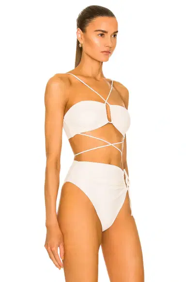 Magda Butrym Wrap Tie Bikini Top | Thumbnail 2 Magda Butrym Wrap Tie Bikini Top | Thumbnail 2