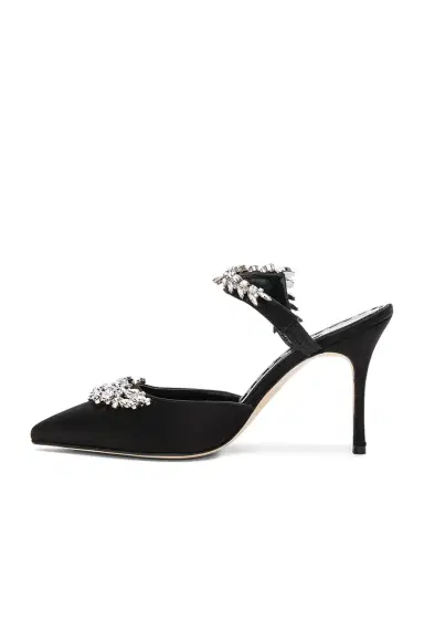 Manolo Blahnik Satin Lurum 90 Heels | Thumbnail 5 Manolo Blahnik Satin Lurum 90 Heels | Thumbnail 5