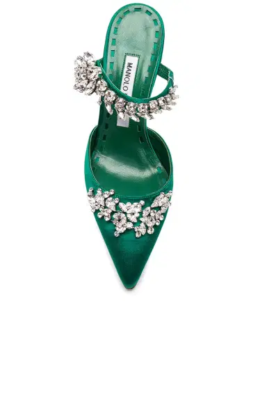 Manolo Blahnik Satin Lurum 90 Pump | Thumbnail 4 Manolo Blahnik Satin Lurum 90 Pump | Thumbnail 4