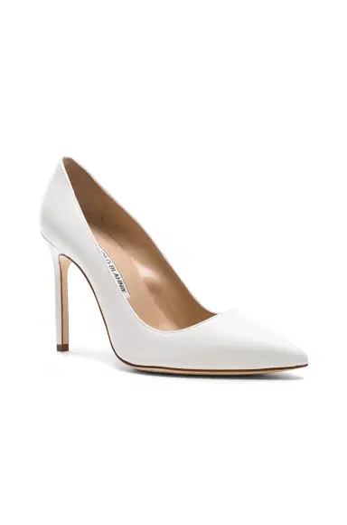 Manolo Blahnik Leather BB 105 Heels | Thumbnail 2
