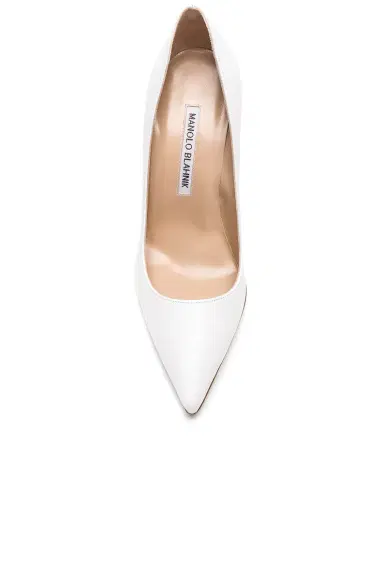 Manolo Blahnik Leather BB 105 Heels | Thumbnail 4
