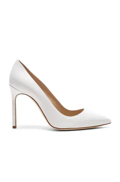 Manolo Blahnik Leather BB 105 Heels | Thumbnail 1