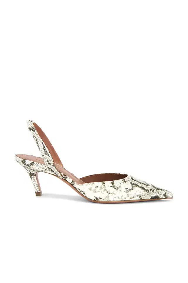 AMINA MUADDI Sofia 60 Snake Sling Pump