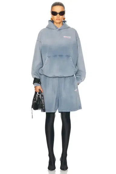 Balenciaga Medium Fit Hoodie | Thumbnail 4 Balenciaga Medium Fit Hoodie | Thumbnail 4