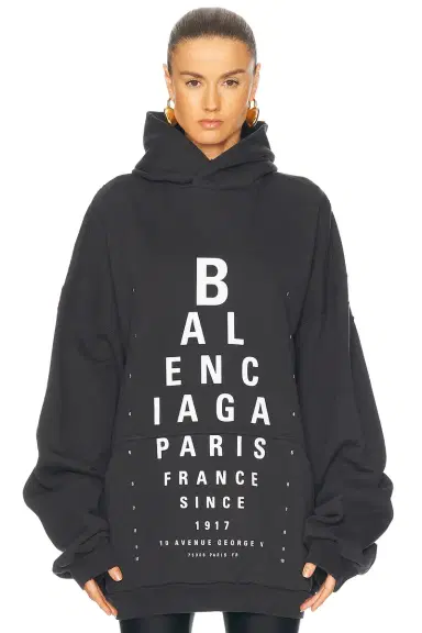 Balenciaga Large Fit Hoodie | Thumbnail 1