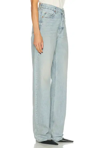 Saint Laurent High Waisted Wide Leg Jeans | Thumbnail 2 Saint Laurent High Waisted Wide Leg Jeans | Thumbnail 2