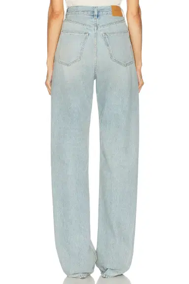 Saint Laurent High Waisted Wide Leg Jeans | Thumbnail 4 Saint Laurent High Waisted Wide Leg Jeans | Thumbnail 4