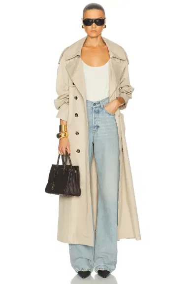 Saint Laurent High Waisted Wide Leg Jeans | Thumbnail 5 Saint Laurent High Waisted Wide Leg Jeans | Thumbnail 5