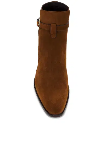 Saint Laurent Wyatt 40 Zip Boot | Thumbnail 4 Saint Laurent Wyatt 40 Zip Boot | Thumbnail 4