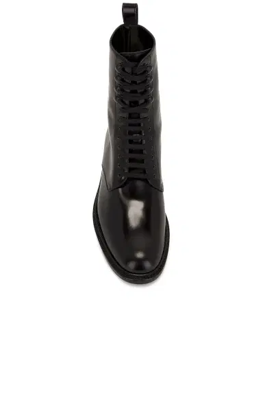 Saint Laurent Army 20 Lace Up Boot Cuir Anton | Thumbnail 4 Saint Laurent Army 20 Lace Up Boot Cuir Anton | Thumbnail 4