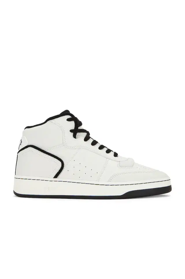 Saint Laurent SL80 Mid Top Sneaker Cuir Meridiano Graine
