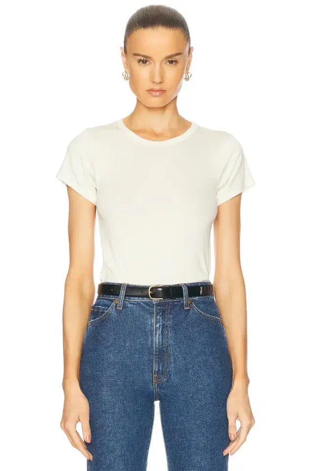 Fitted Crewneck Short Sleeve T-Shirt