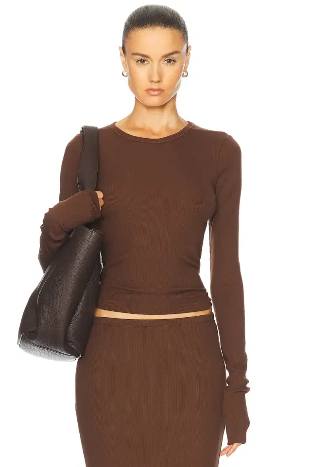 Eterne Long Sleeve Fitted Top