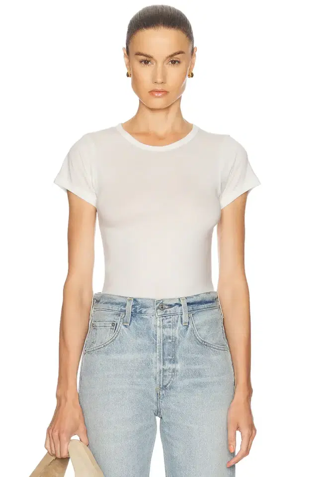 Fitted Crewneck Short Sleeve T-Shirt
