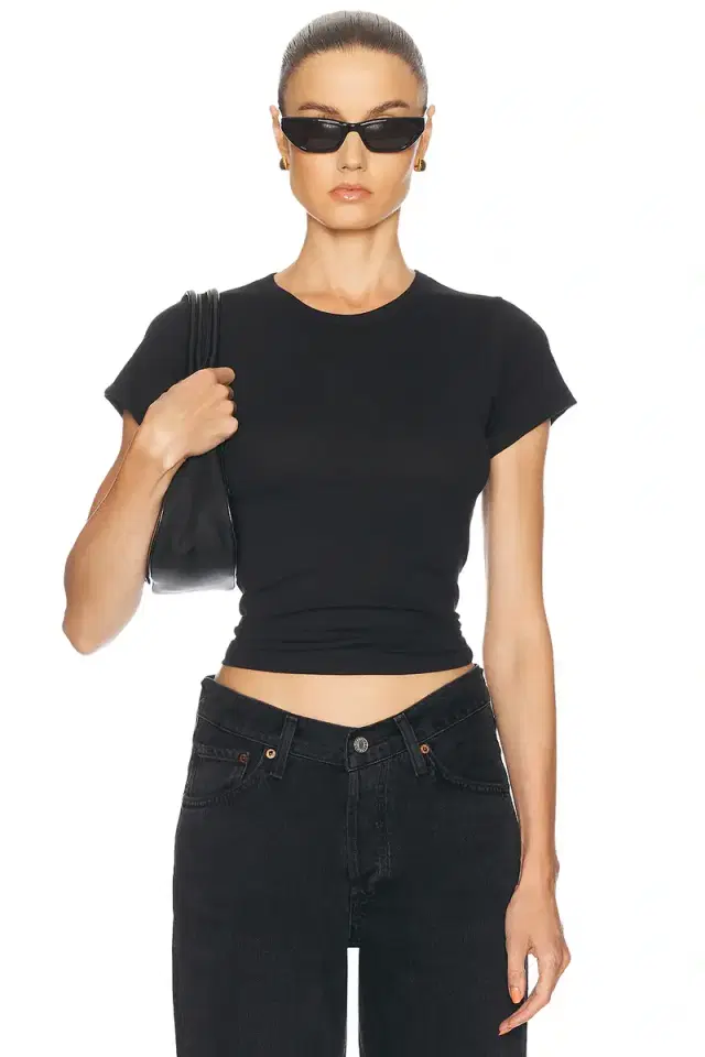 Eterne Fitted Crewneck Short Sleeve T-Shirt