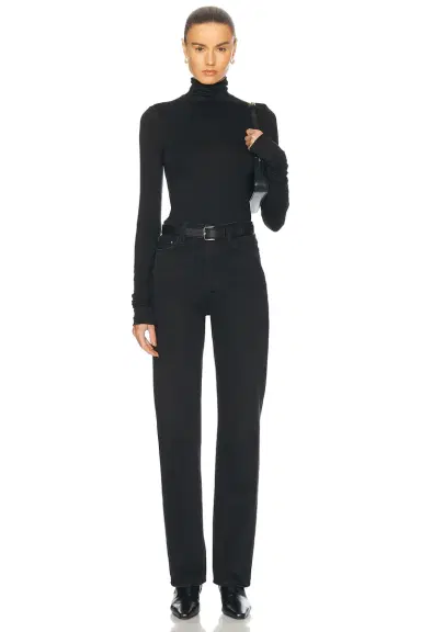 ÉTERNE Fitted Turtleneck Top | Thumbnail 4