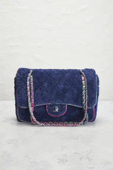 Chanel Chanel Terry Cloth Maxi Flap Bag | Thumbnail 2