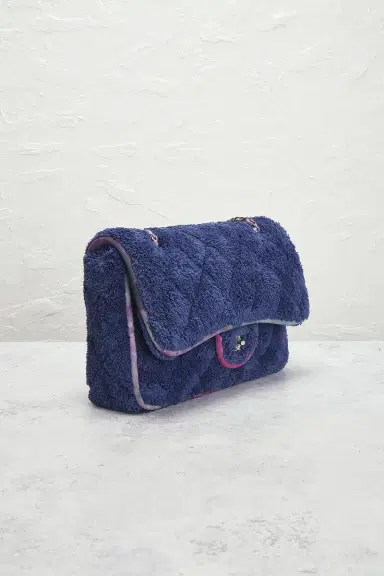 Chanel Chanel Terry Cloth Maxi Flap Bag | Thumbnail 4