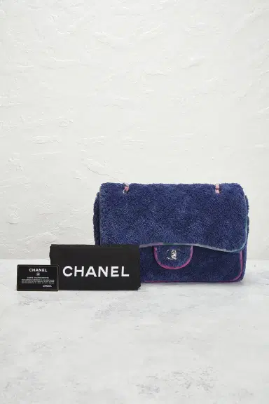 Chanel Chanel Terry Cloth Maxi Flap Bag | Thumbnail 7