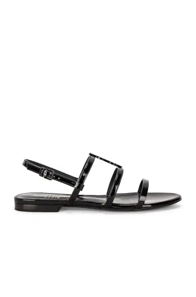 Saint Laurent Cassandra Flat Sandal | Thumbnail 2 Saint Laurent Cassandra Flat Sandal | Thumbnail 2