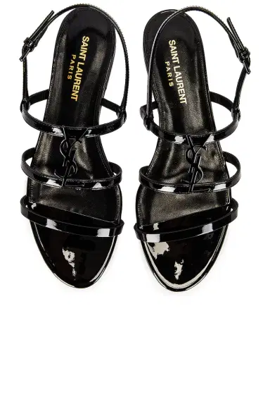 Saint Laurent Cassandra Flat Sandal | Thumbnail 1 Saint Laurent Cassandra Flat Sandal | Thumbnail 1