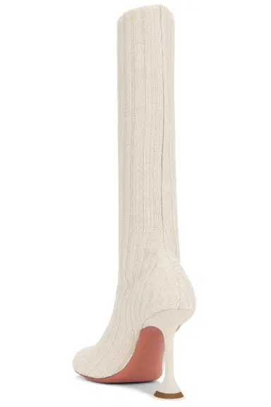 AMINA MUADDI Veneda Stretch 95 Fuzzy Knit Boot | Thumbnail 3 AMINA MUADDI Veneda Stretch 95 Fuzzy Knit Boot | Thumbnail 3