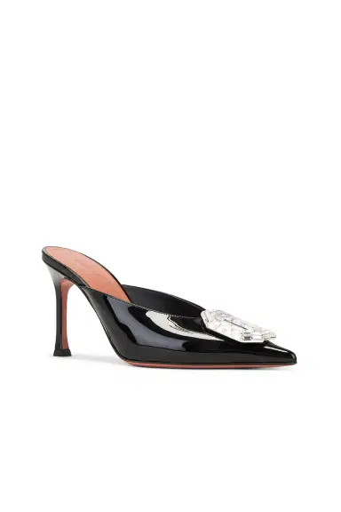 AMINA MUADDI Camelia 90 Patent Mule | Thumbnail 2 AMINA MUADDI Camelia 90 Patent Mule | Thumbnail 2