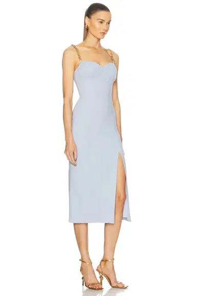 Carolina Herrera Chain Strap Midi Dress | Thumbnail 2 Carolina Herrera Chain Strap Midi Dress | Thumbnail 2