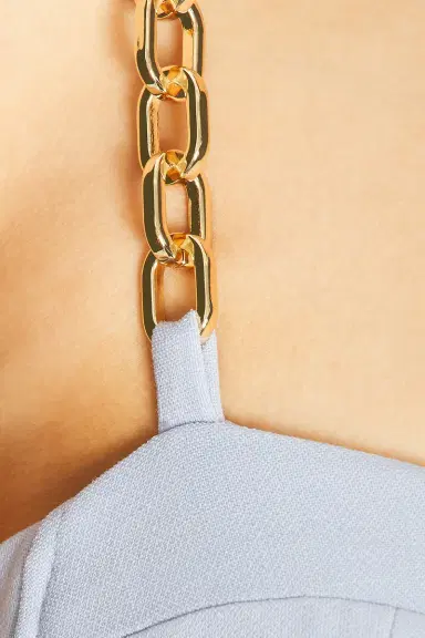 Carolina Herrera Chain Strap Midi Dress | Thumbnail 5 Carolina Herrera Chain Strap Midi Dress | Thumbnail 5