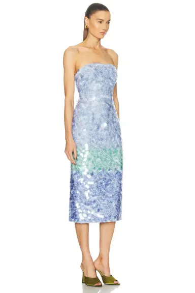 Carolina Herrera Strapless Midi Dress | Thumbnail 2 Carolina Herrera Strapless Midi Dress | Thumbnail 2