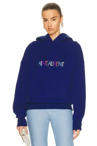 Saint Laurent Oversized Hoodie | Thumbnail 1 Saint Laurent Oversized Hoodie | Thumbnail 1