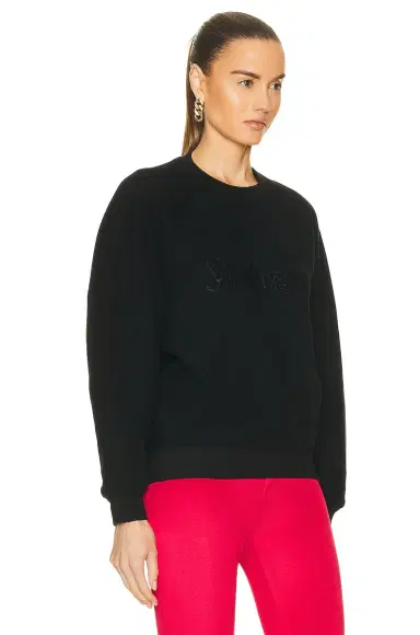 Saint Laurent Old School Logo Sweatshirt | Thumbnail 2 Saint Laurent Old School Logo Sweatshirt | Thumbnail 2