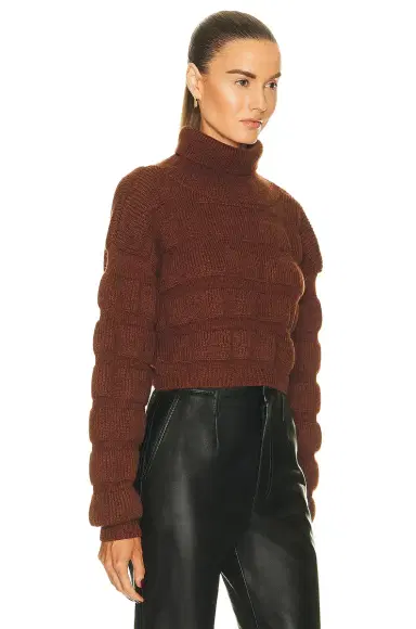 Saint Laurent Cropped Pullover Sweater | Thumbnail 2