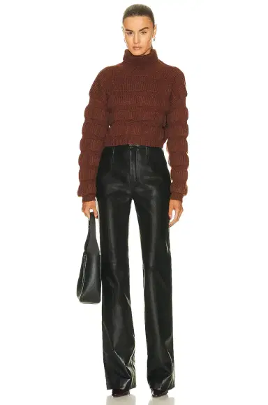 Saint Laurent Cropped Pullover Sweater | Thumbnail 4