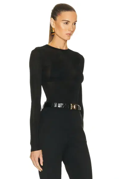 Saint Laurent Long Sleeve Sweater | Thumbnail 2