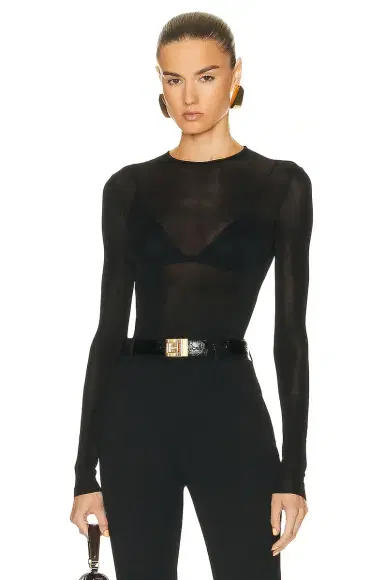 Saint Laurent Long Sleeve Sweater | Thumbnail 1