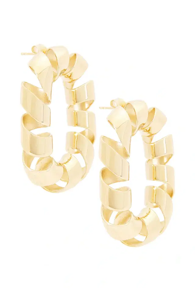 RABANNE XL Link Twist Earrings