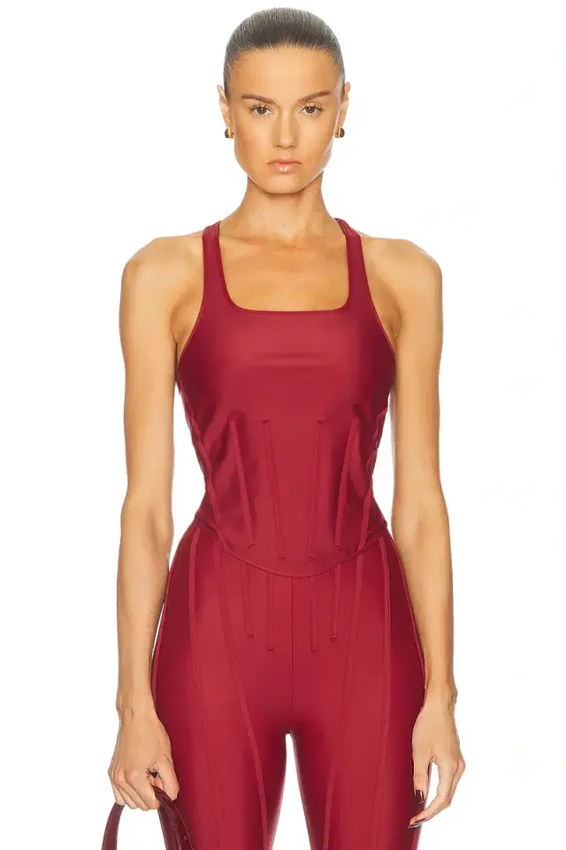 Mugler Corset Tank Top