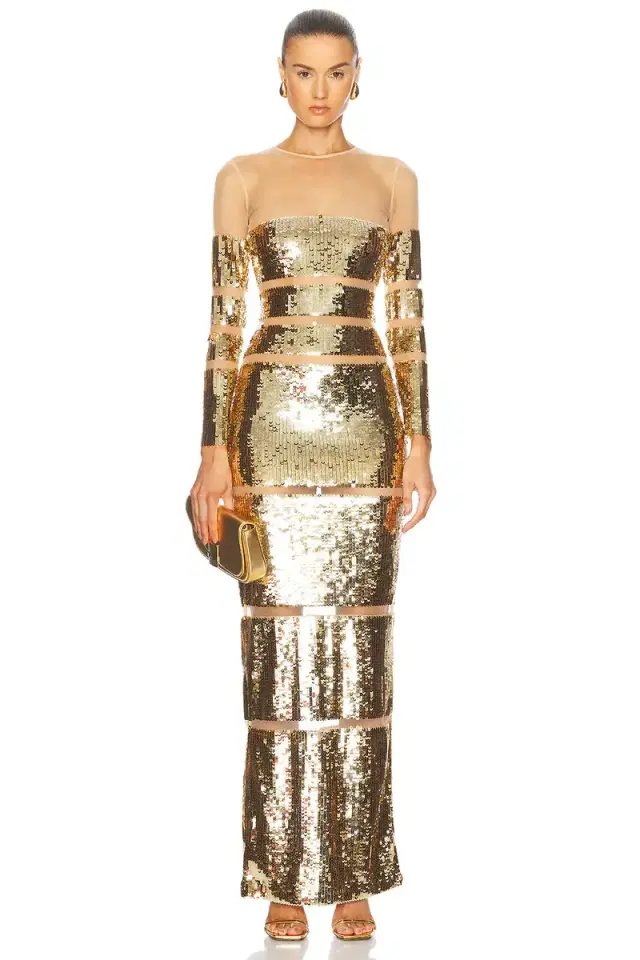 retrofete for FWRD Desi Sequin Dress