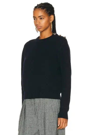 Bottega Veneta Dry Wool Rib Sweater | Thumbnail 3 Bottega Veneta Dry Wool Rib Sweater | Thumbnail 3