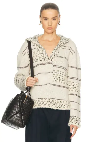 Bottega Veneta Polo Sweater | Thumbnail 1 Bottega Veneta Polo Sweater | Thumbnail 1