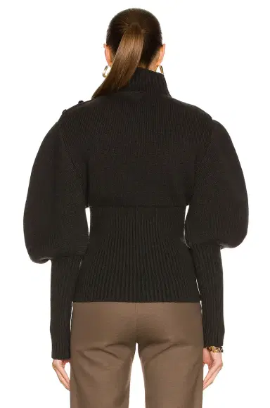 Bottega Veneta Wool Exaggerated Sleeves Sweater | Thumbnail 3 Bottega Veneta Wool Exaggerated Sleeves Sweater | Thumbnail 3